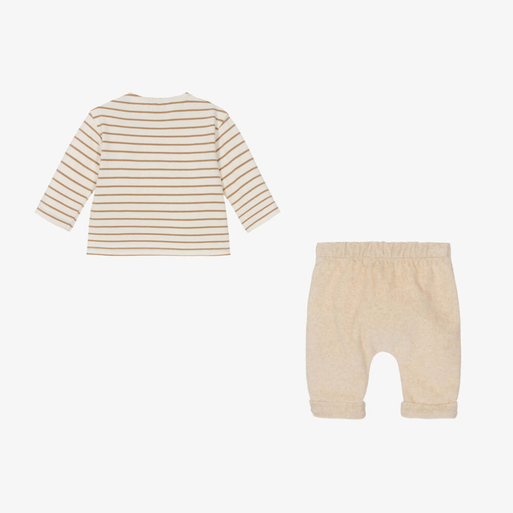 Laranjinha-Boys Striped Top and Trouser Set | Childrensalon Outlet