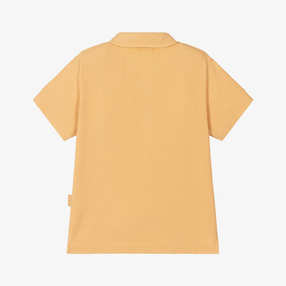 Laranjinha-Boys Sunny Cotton Polo Top | Childrensalon Outlet
