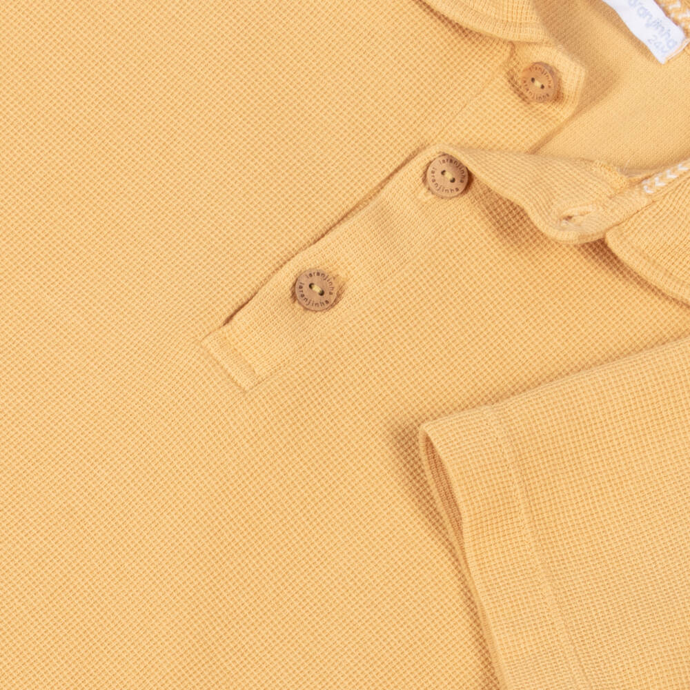 Laranjinha-Boys Sunny Cotton Polo Top | Childrensalon Outlet