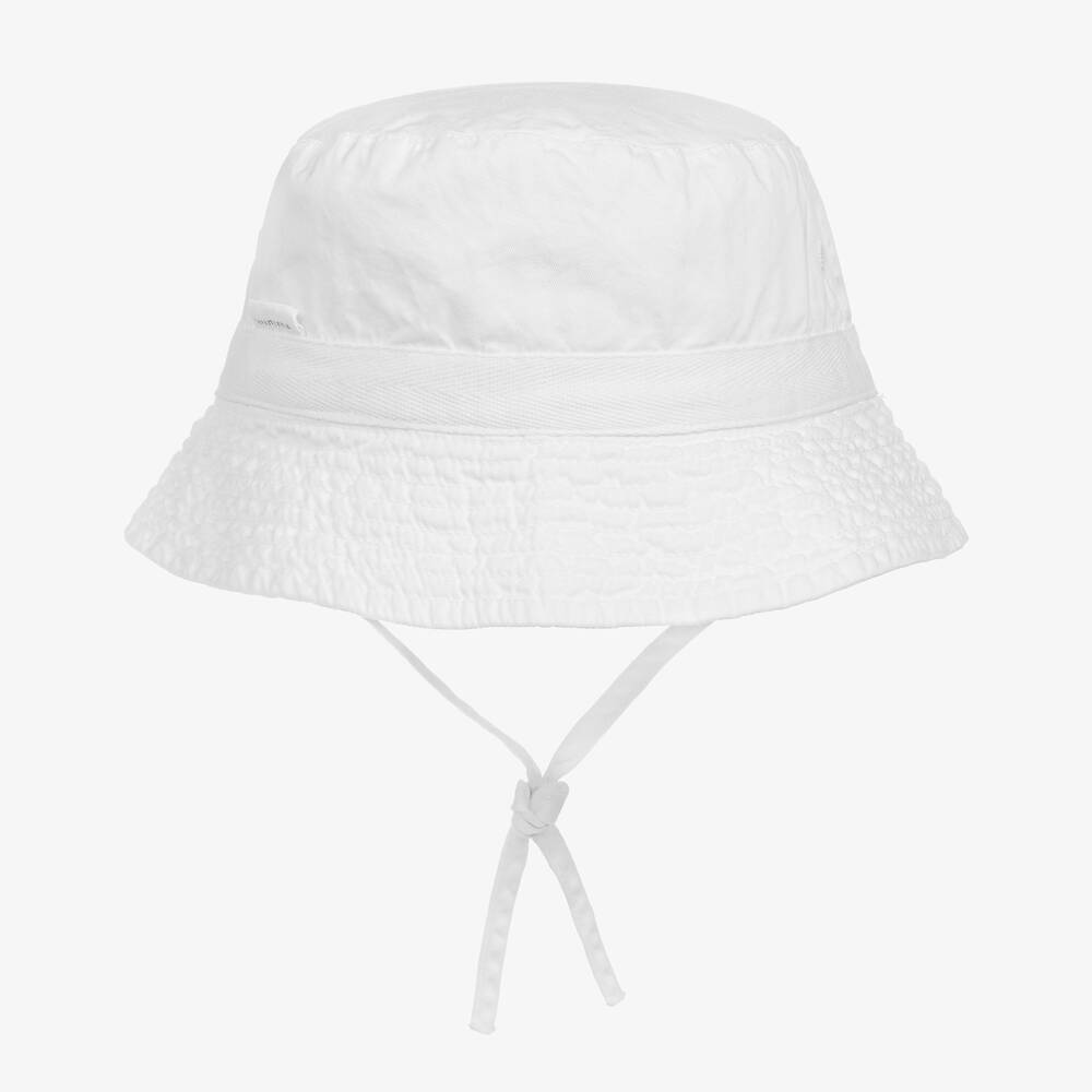 Boys white sun hat 2025