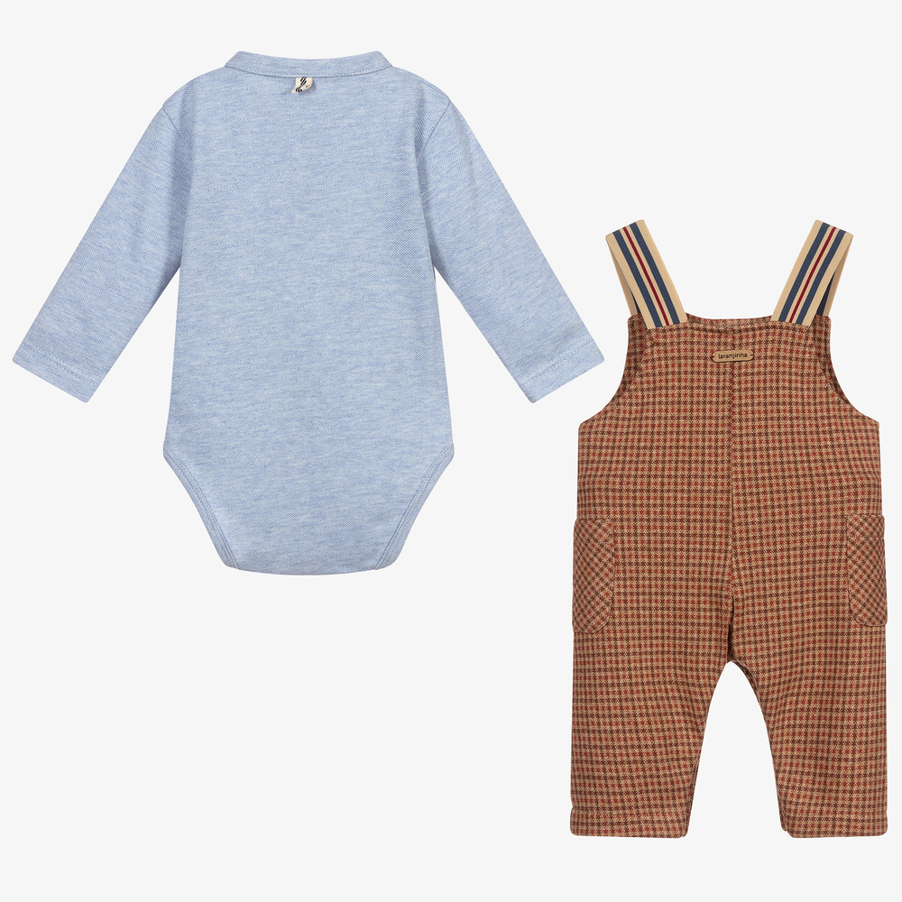 Laranjinha-Боди и коричневый полукомбинезон | Childrensalon Outlet
