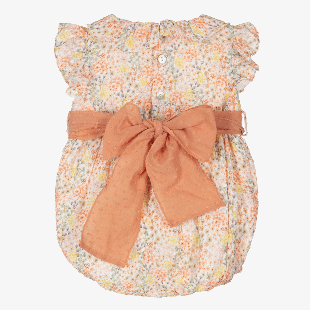 Laranjinha-Хлопковый песочник в цветочек для малышей | Childrensalon Outlet