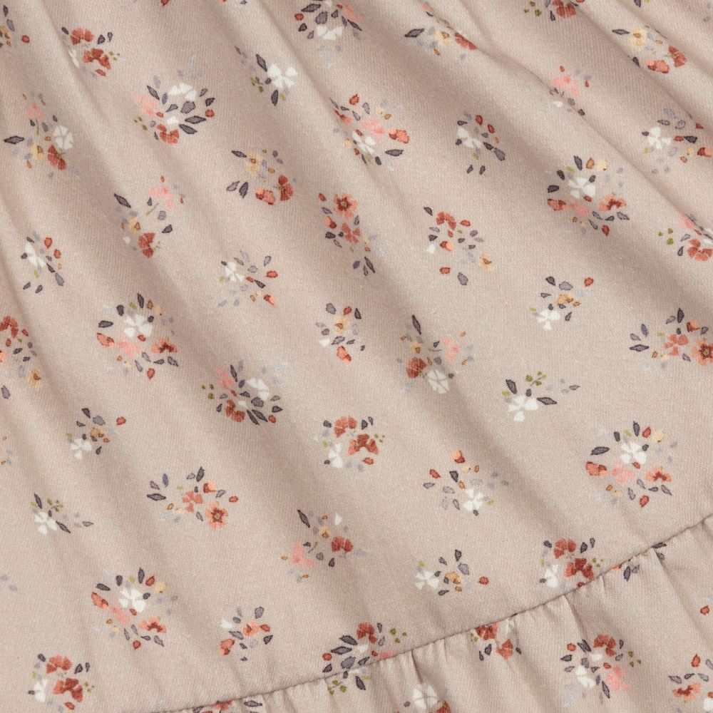 Laranjinha-Girls Beige Floral Dress | Childrensalon Outlet