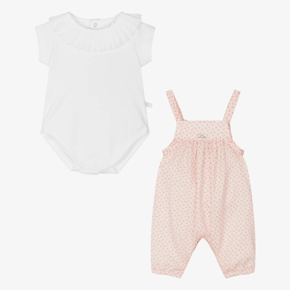 Laranjinha-Цветочный комплект комбинезон для девочек | Childrensalon Outlet