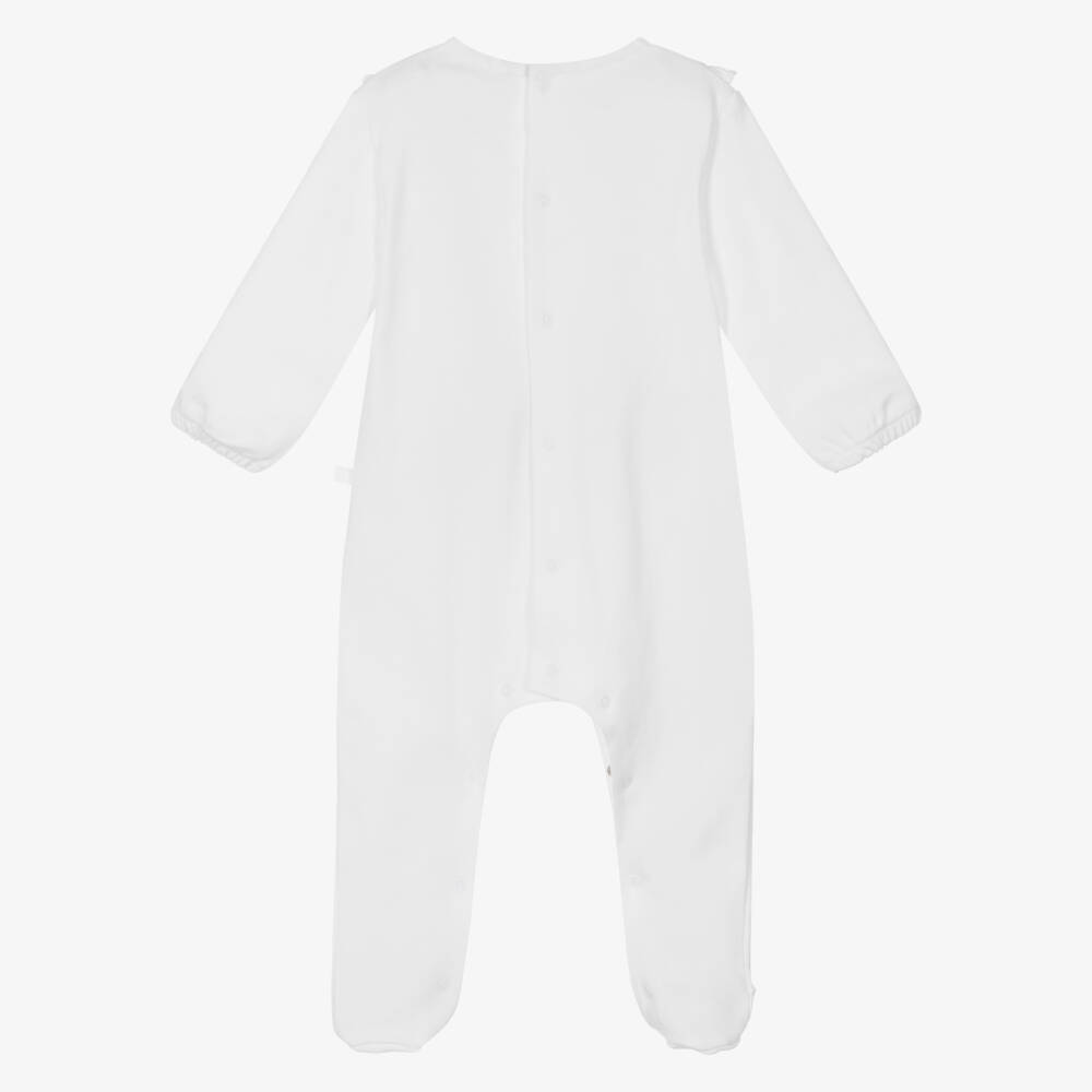 Laranjinha-Girls Cotton Gingham Babygrow Delight | Childrensalon Outlet