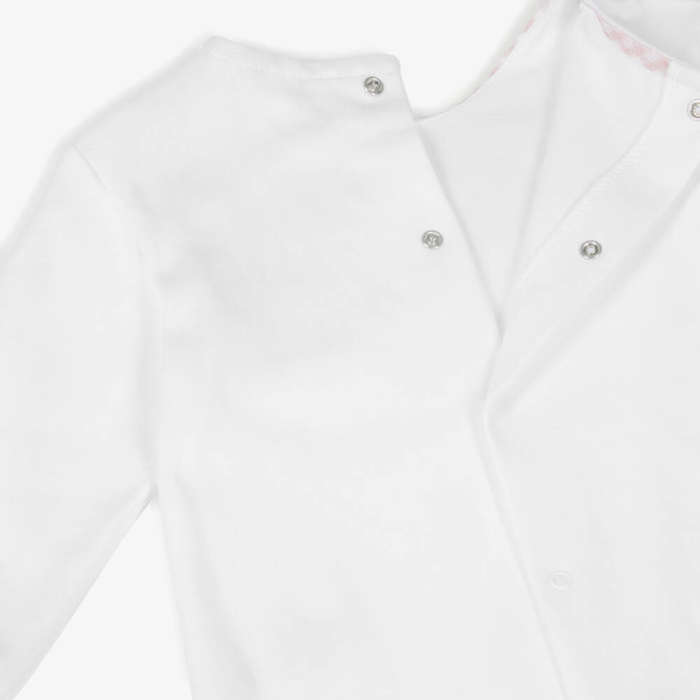 Laranjinha-Girls Cotton Gingham Babygrow Delight | Childrensalon Outlet