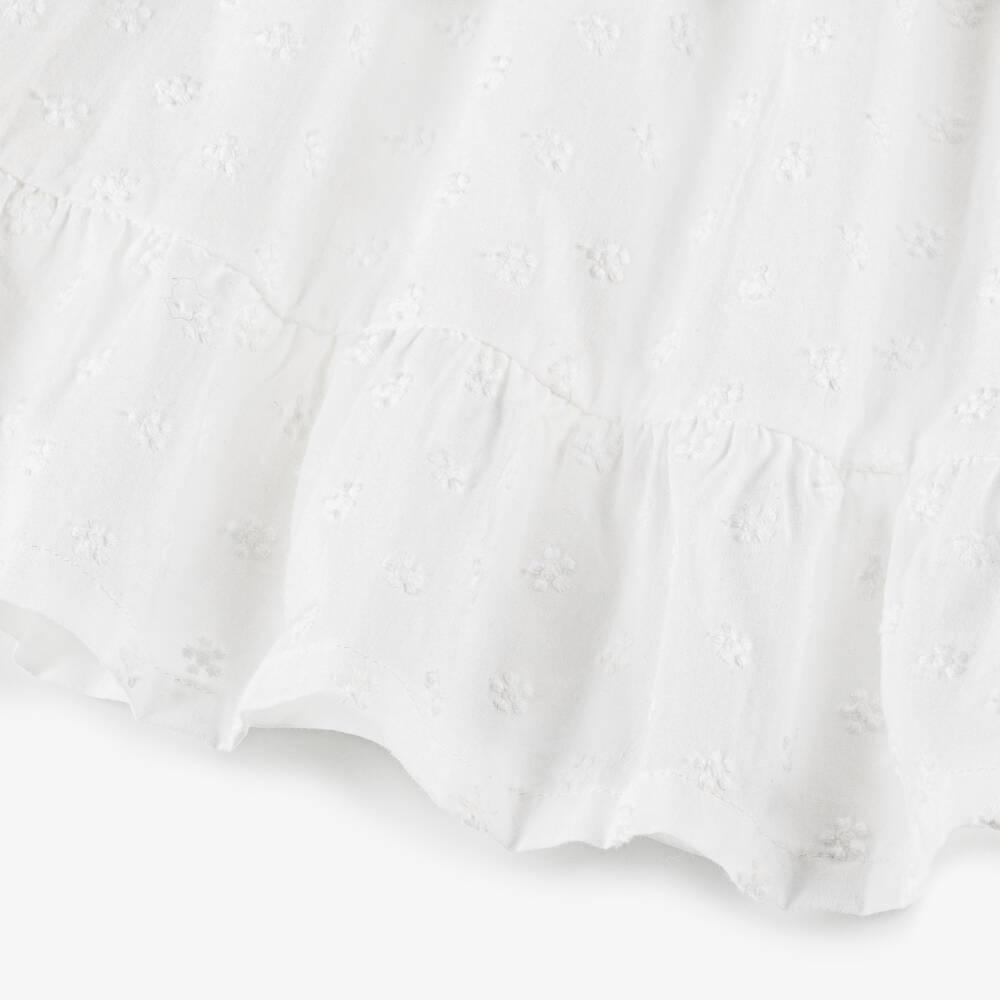 Laranjinha-Платье из хлопкового вуали с украшением в виде ромашек для девочек | Childrensalon Outlet