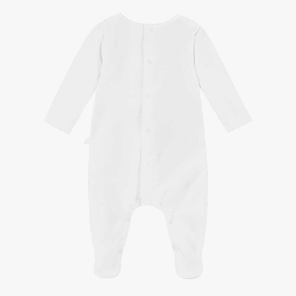 Laranjinha-Girls Delicate Voile Cotton Romper | Childrensalon Outlet