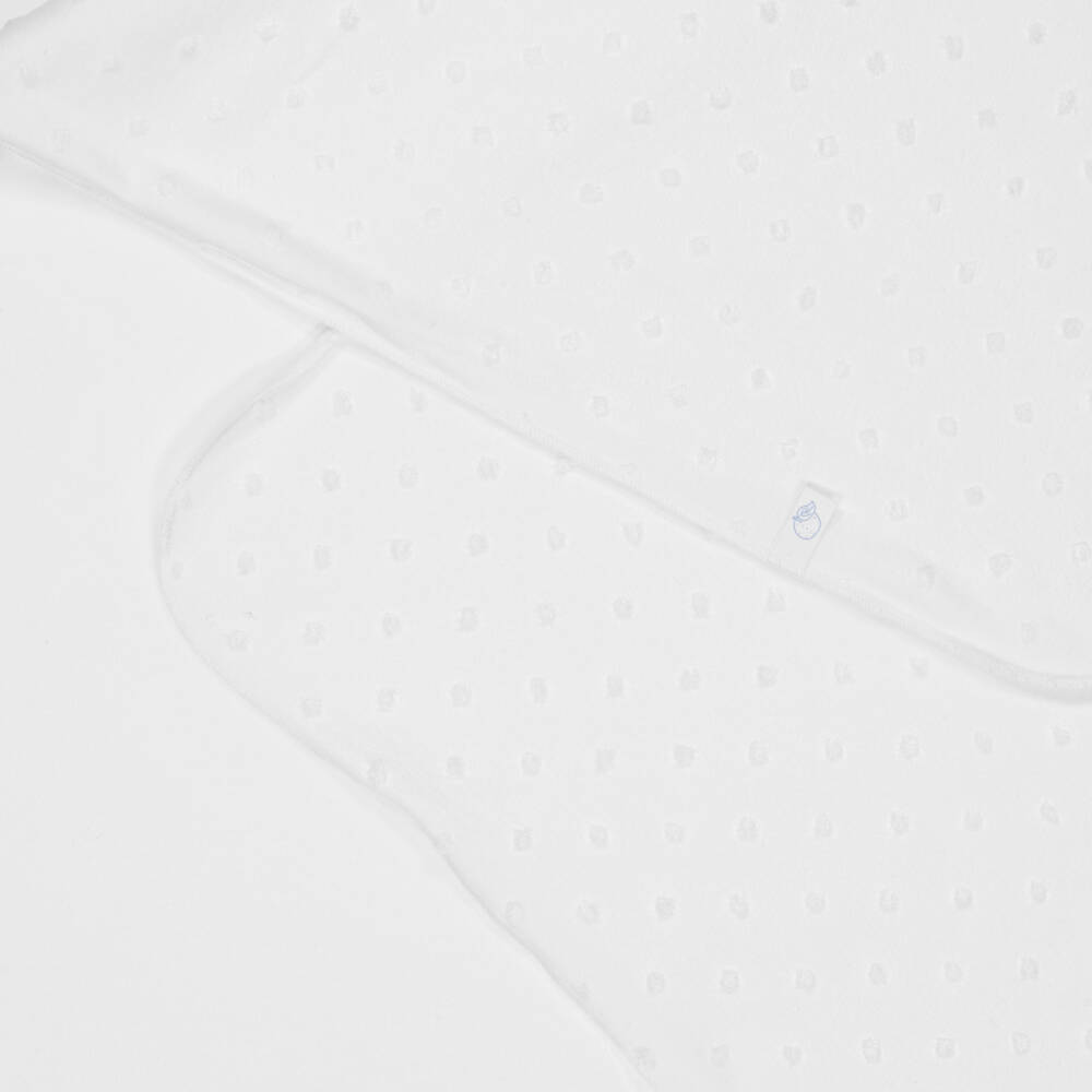 Laranjinha-Girls Delicate White Plumetti Blanket | Childrensalon Outlet