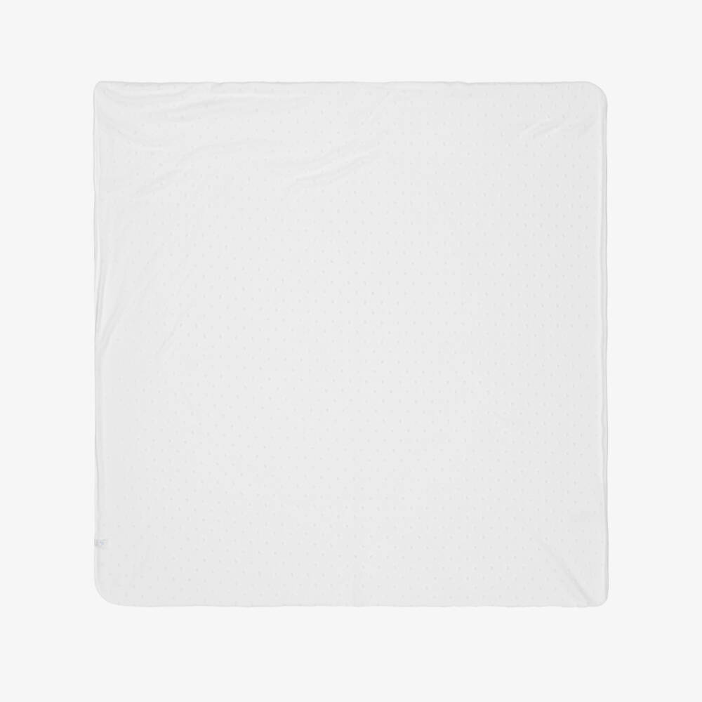 Laranjinha-Girls Delicate White Plumetti Blanket | Childrensalon Outlet