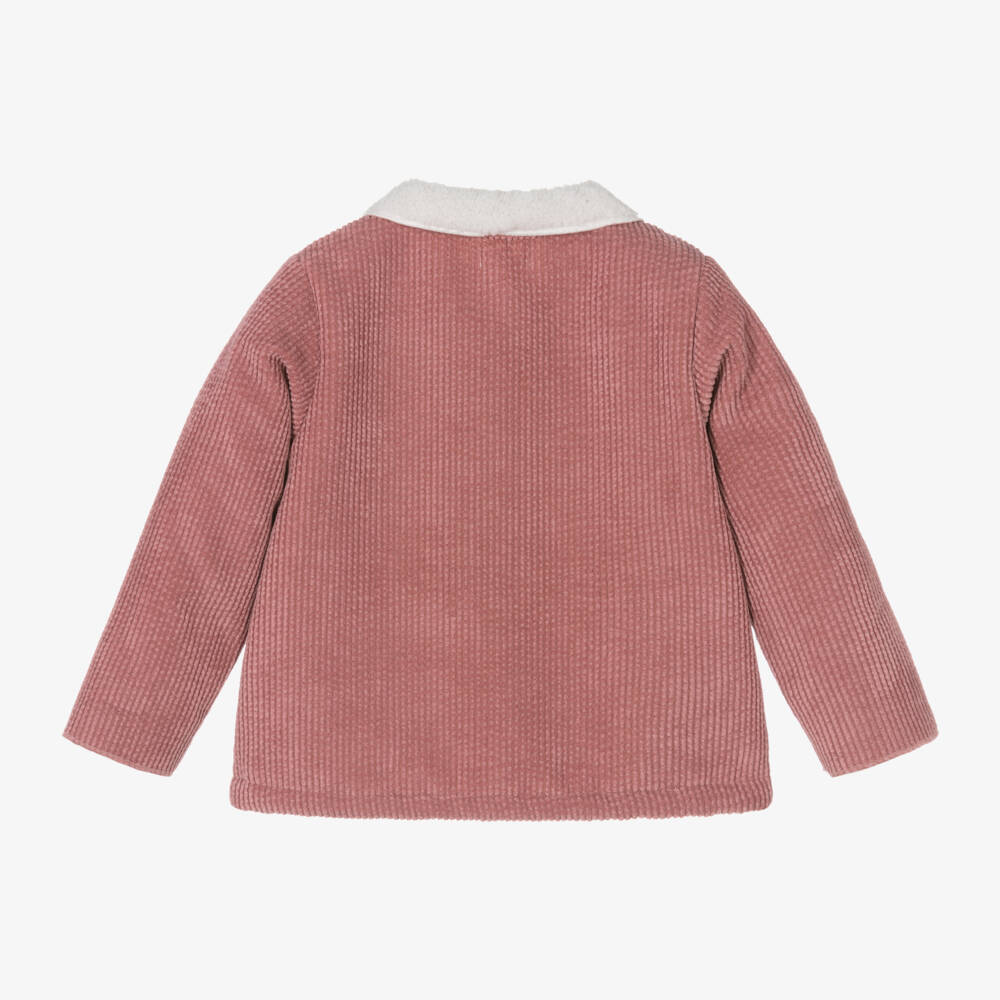 Laranjinha-Girls Dusky Pink Cord Jacket | Childrensalon Outlet