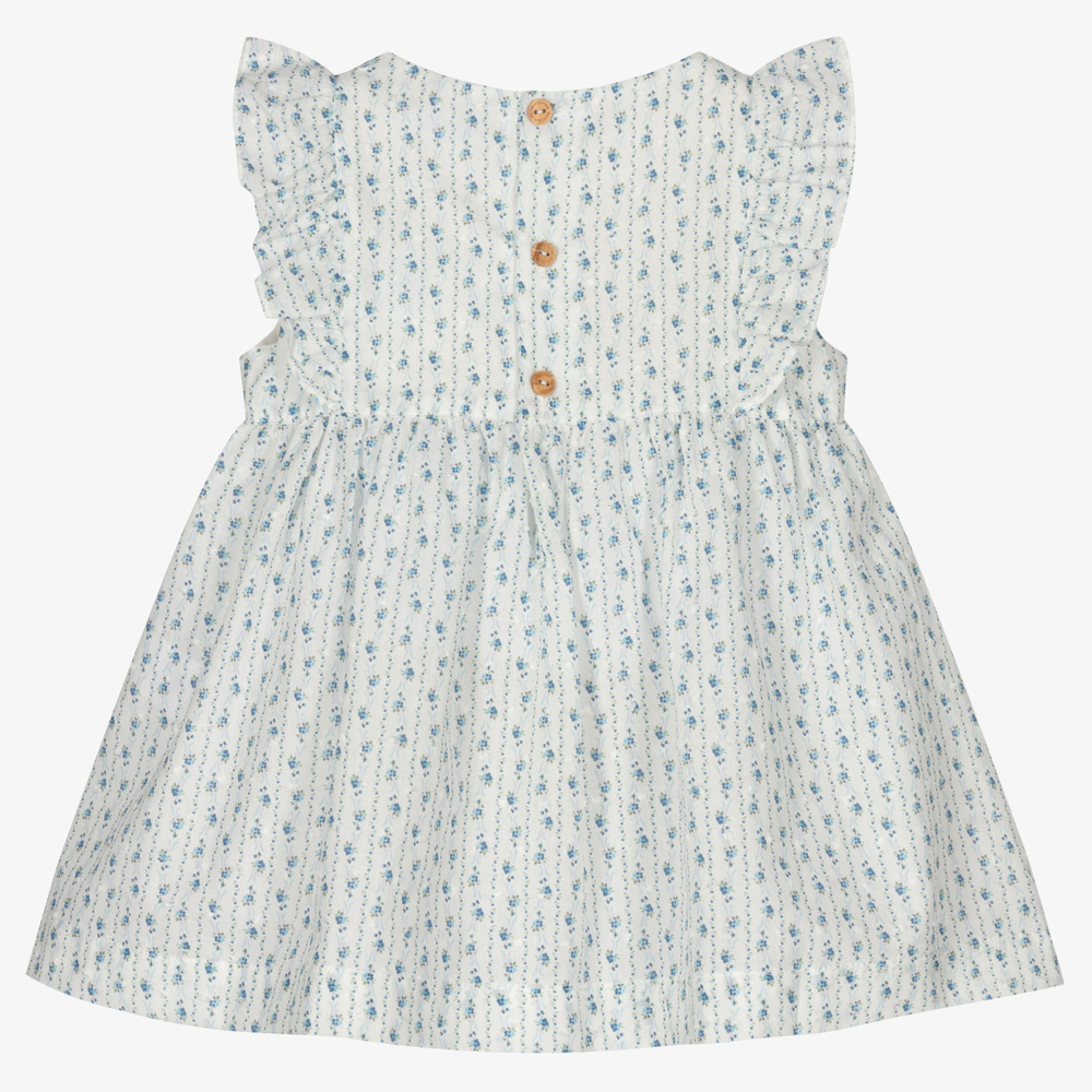 Laranjinha-Хлопковое платье в цветочек для девочек | Childrensalon Outlet