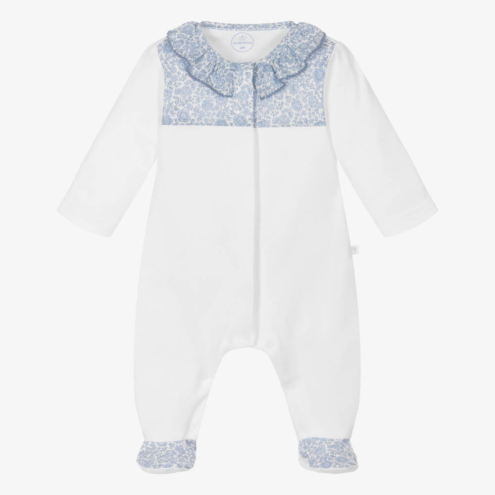 Laranjinha-Girls Floral Liberty Print Sleep Suit | Childrensalon Outlet