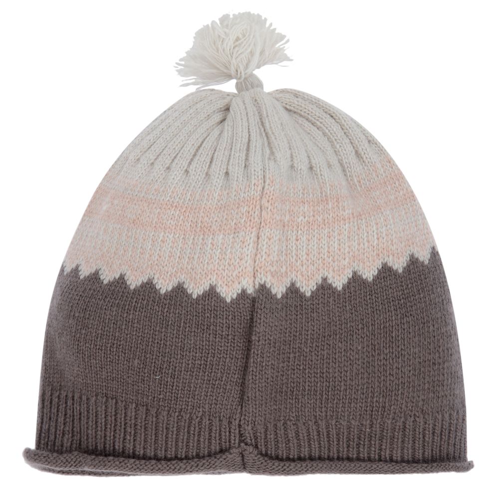 Laranjinha-Girls Knitted Wool Hat | Childrensalon Outlet