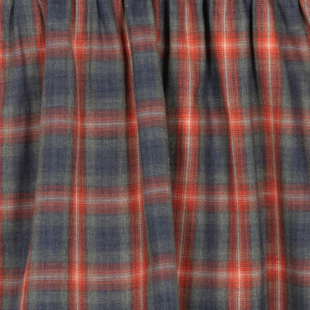 Laranjinha-Girls Red & Blue Check Cotton Dress | Childrensalon Outlet