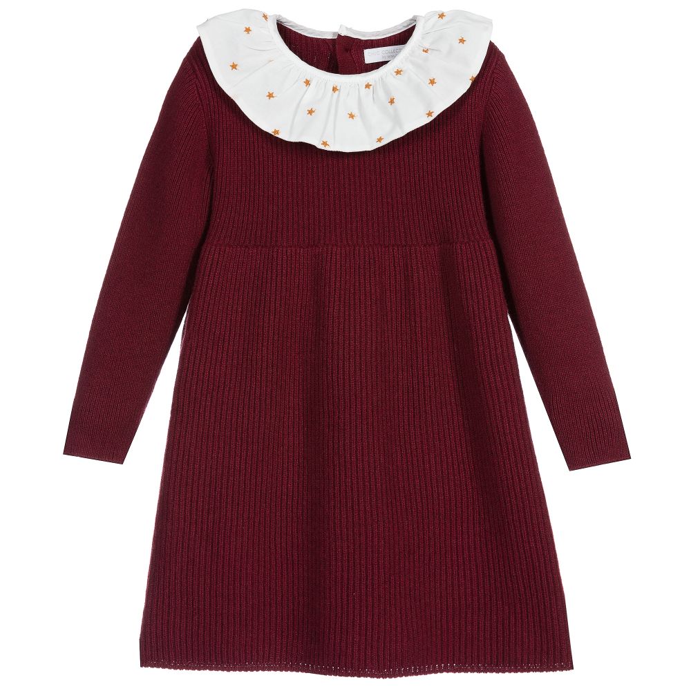 Chic by Laranjinha - Robe en laine rouge Fille | Childrensalon