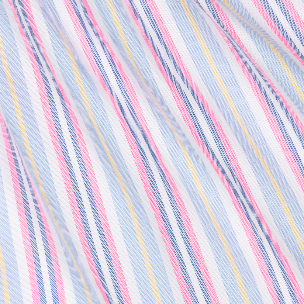 Laranjinha-Girls Striped Cotton Dress | Childrensalon Outlet