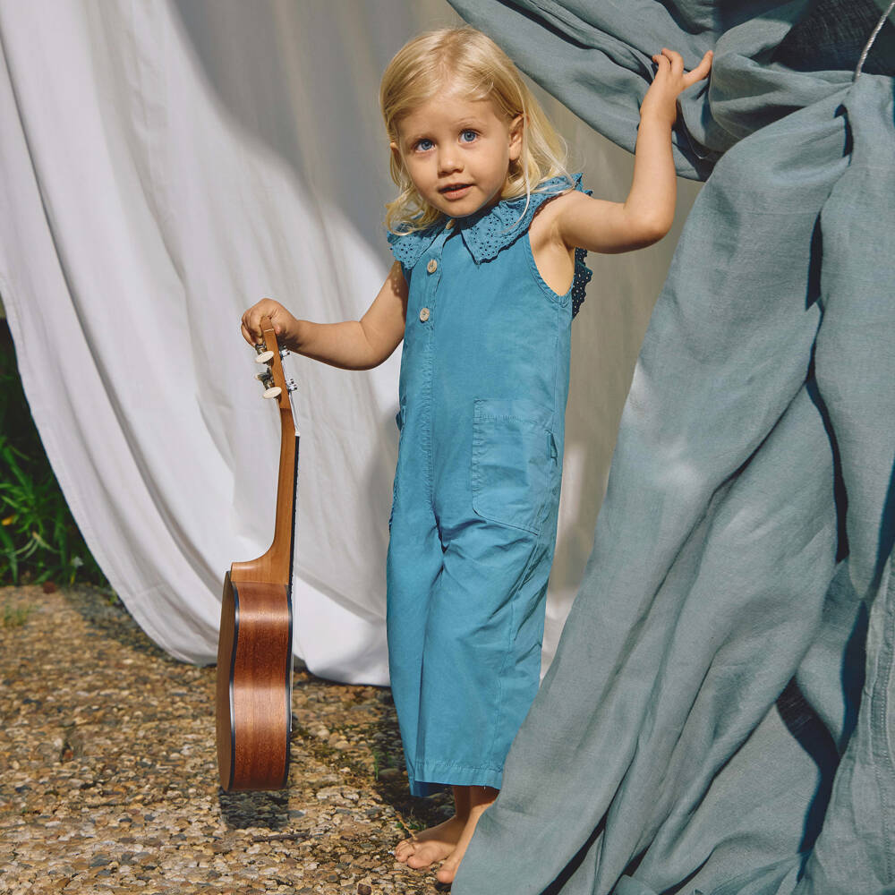 Laranjinha-Синий комбинезон для девочек | Childrensalon Outlet