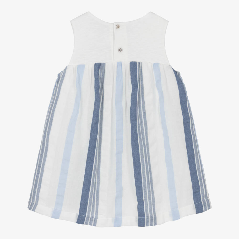 Laranjinha-Платье в синие полоски для малышей | Childrensalon Outlet