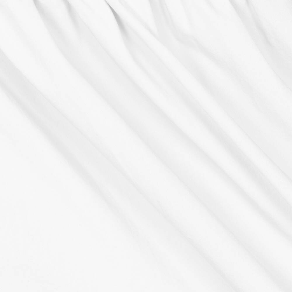 Laranjinha-Girls White Cotton Dress | Childrensalon Outlet