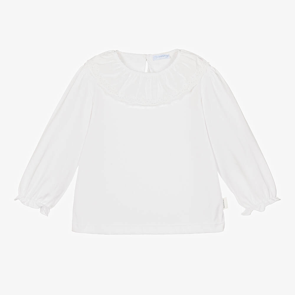 White blouse girls hot sale