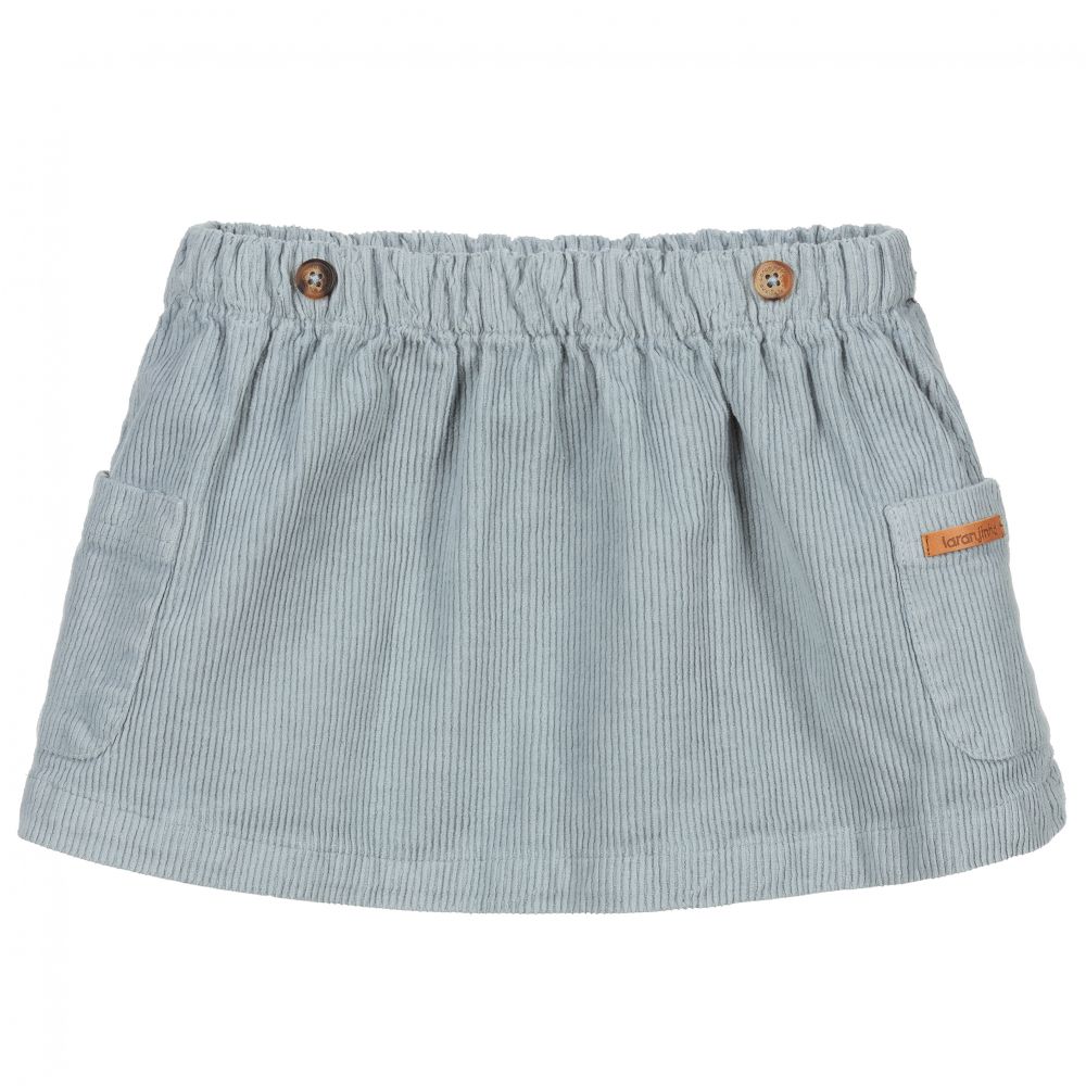 Laranjinha-Grey Corduroy Skirt Set | Childrensalon Outlet