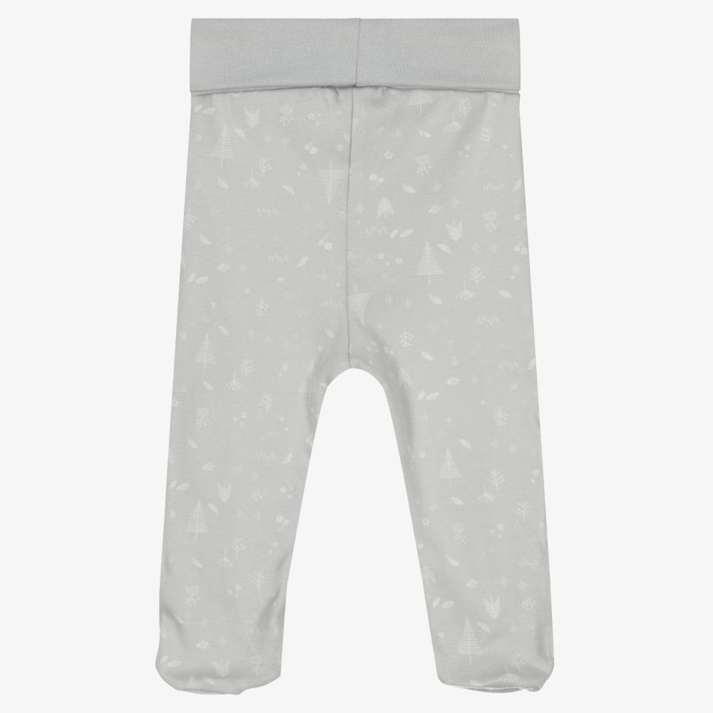 Laranjinha-Grey Cotton Baby Trousers | Childrensalon Outlet