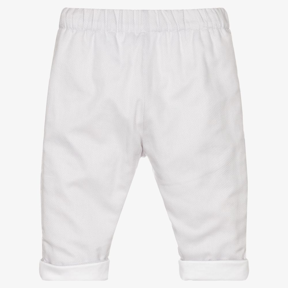 Laranjinha-Grey Padded Baby Trousers | Childrensalon Outlet