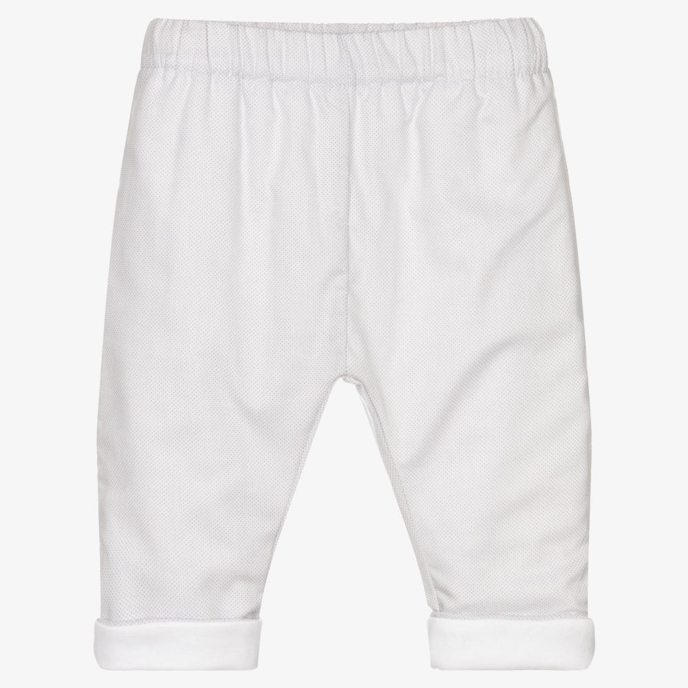 Laranjinha - Grey Padded Baby Trousers | Childrensalon