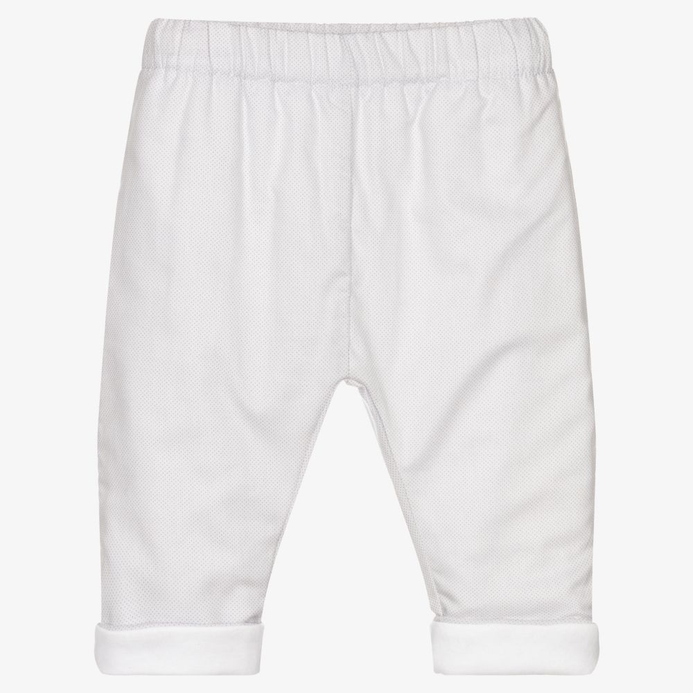 Laranjinha-Grey Padded Baby Trousers | Childrensalon Outlet