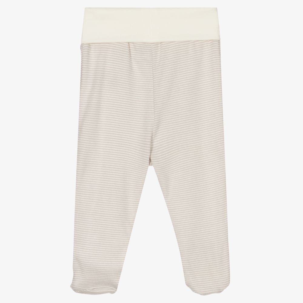 Laranjinha-Grey Stripe Baby Trousers | Childrensalon Outlet