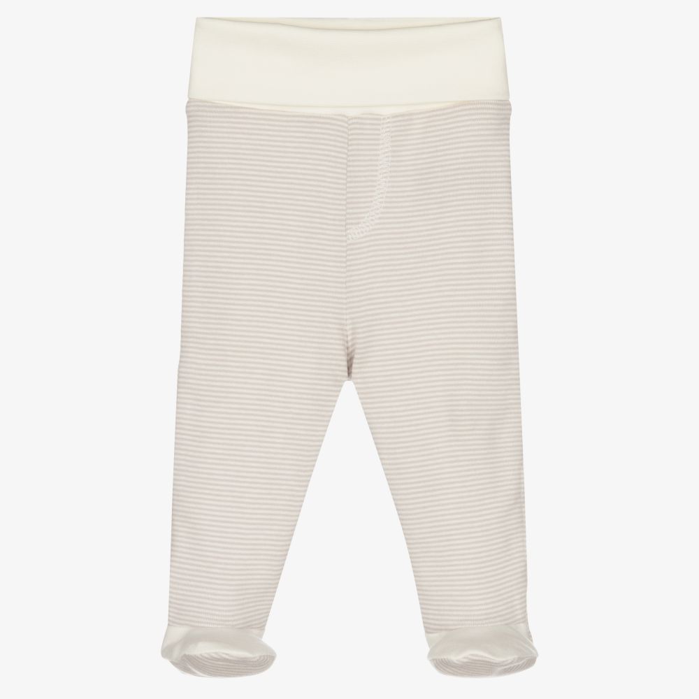 Laranjinha-Grey Stripe Baby Trousers | Childrensalon Outlet