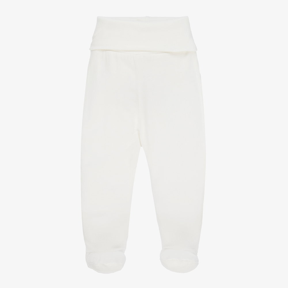 Laranjinha - Ivory Bamboo Viscose Trousers | Childrensalon