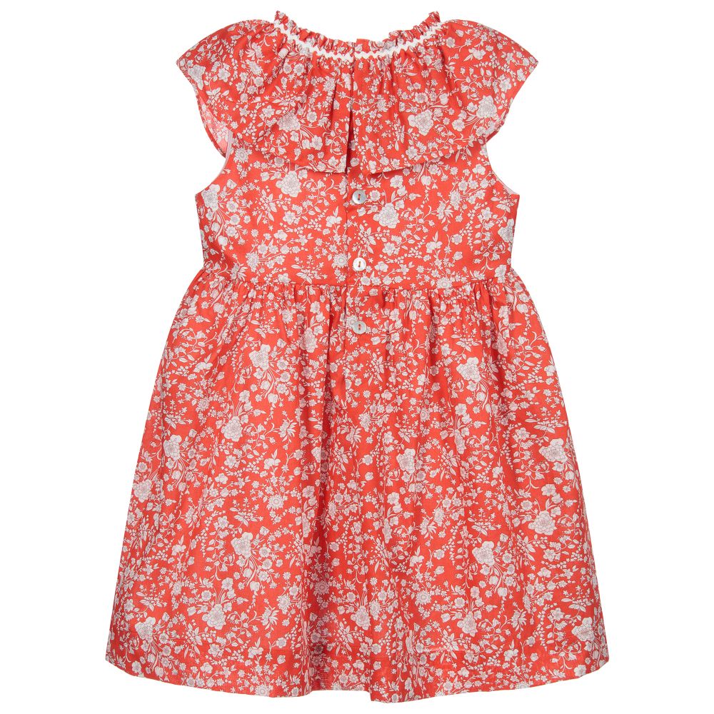 Шик от Laranjinha-Хлопковое платье в цветочек | Childrensalon Outlet