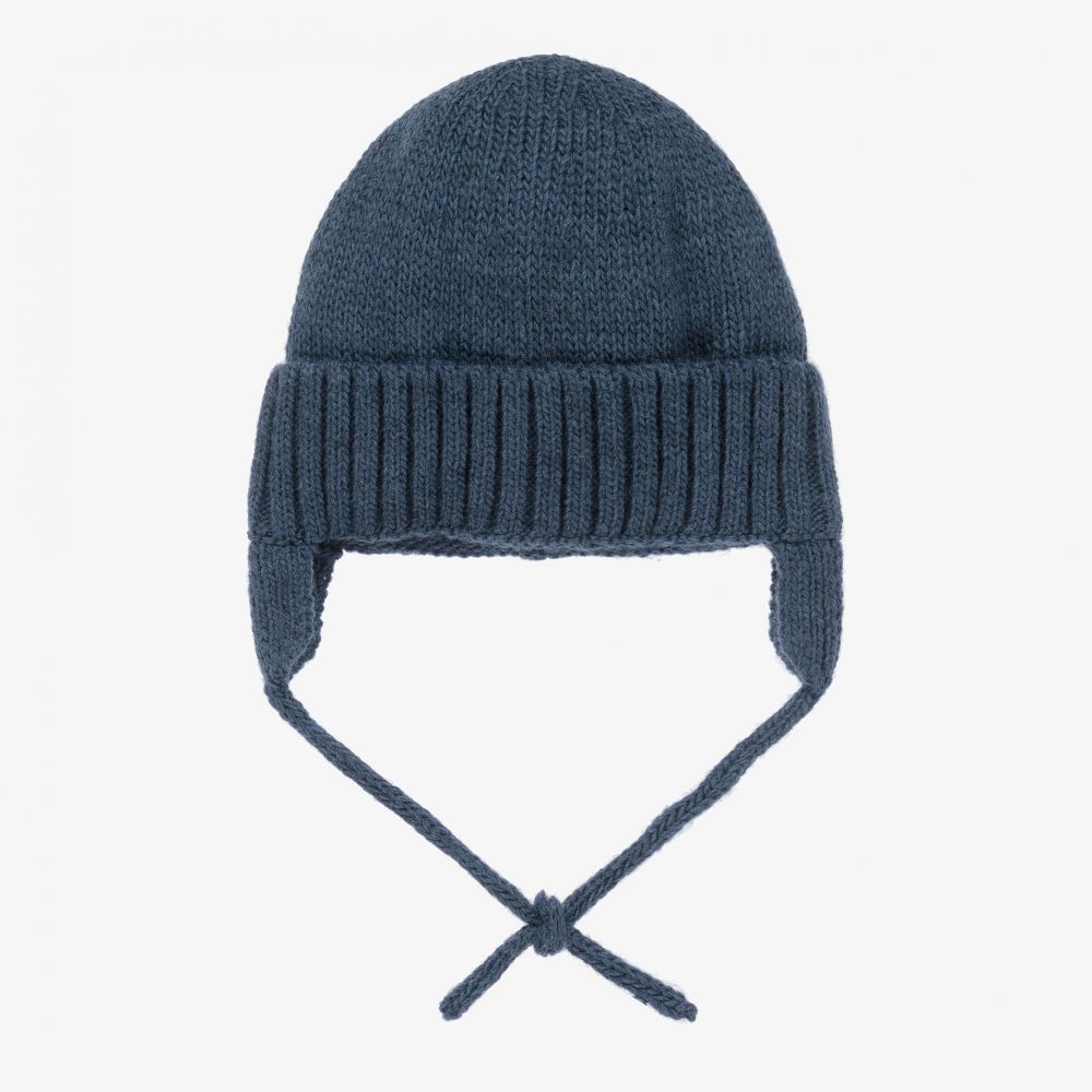 Laranjinha - Navy Blue Knit Hat | Childrensalon