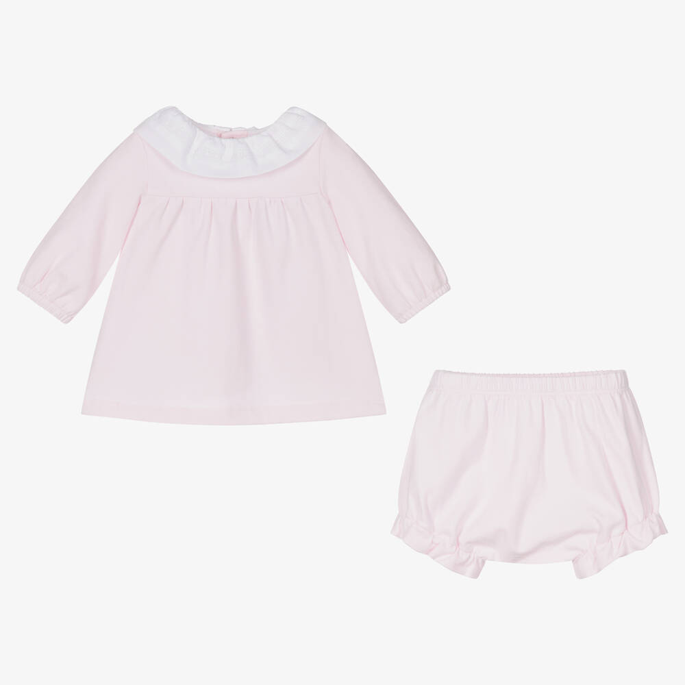 Laranjinha-Розовый топ и шорты из хлопка для малышей | Childrensalon Outlet