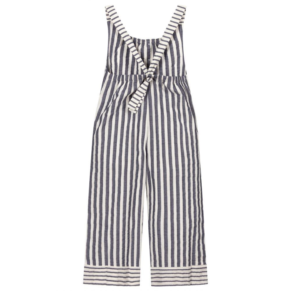 Laranjinha-Бело-синий комбинезон | Childrensalon Outlet