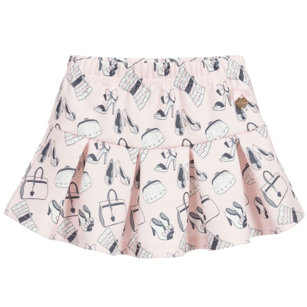 Baby Girls Pink Jersey Skirt