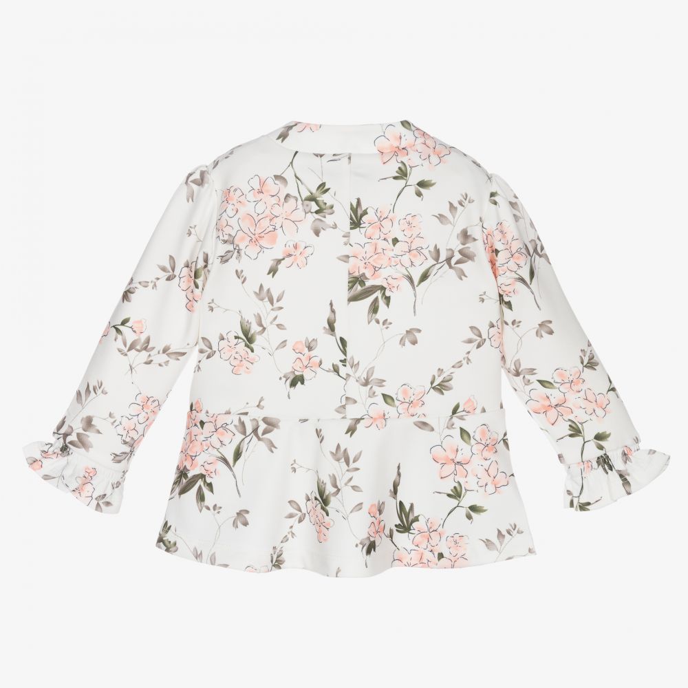 Le Chic Baby White Pink Jacket