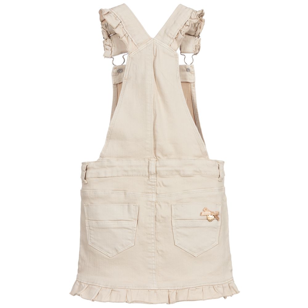 Le Chic-Бежевый джинсовый сарафан | Childrensalon Outlet