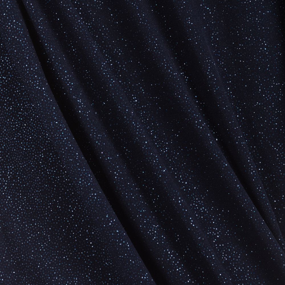 Le Chic-Синее платье в шотландскую клетку с блестками для малышей | Childrensalon Outlet