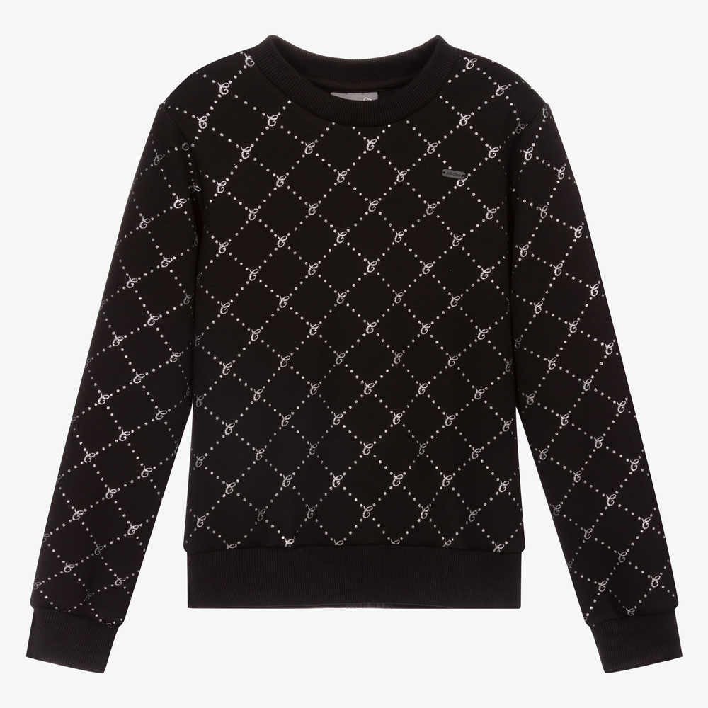 Le Chic - Sweat noir Fille | Childrensalon