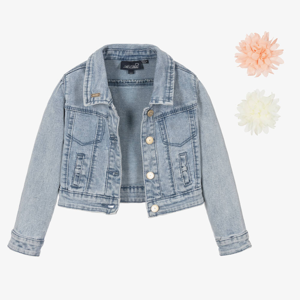 Chic denim jacket clearance