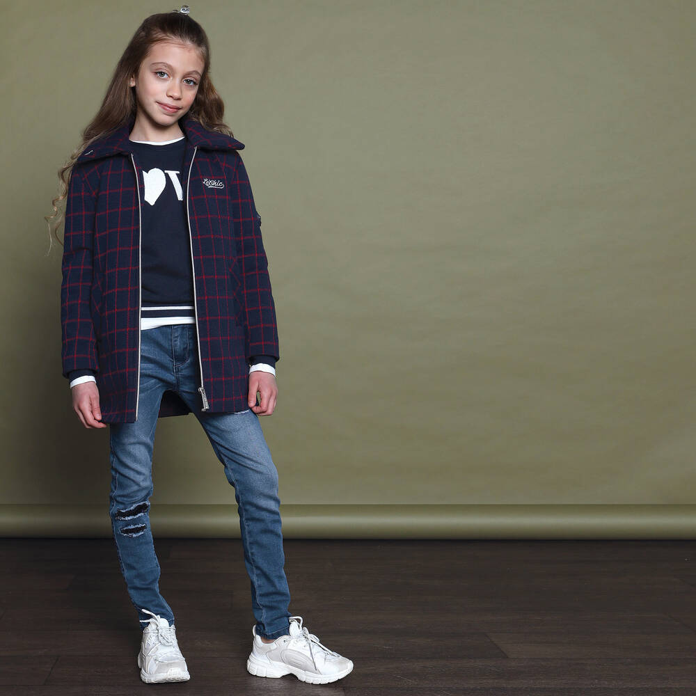 Le Chic-Girls Blue Denim Jeans | Childrensalon Outlet