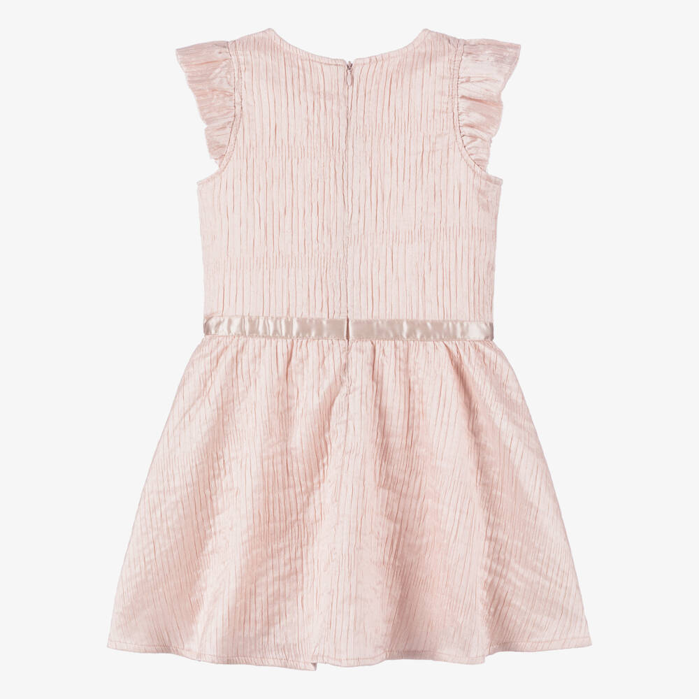 Le Chic-Girls Blush Silk-Like Gown | Childrensalon Outlet