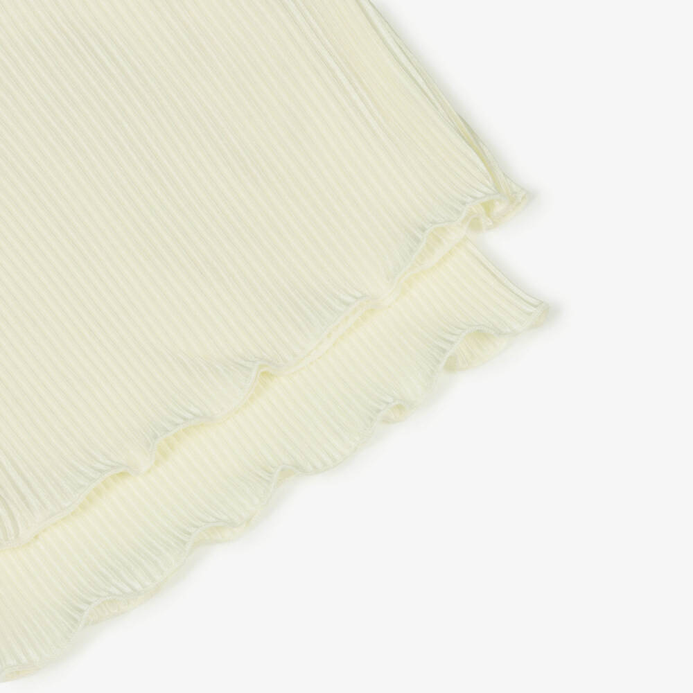 Le Chic-Girls Elegant Ivory Flared Trousers | Childrensalon Outlet