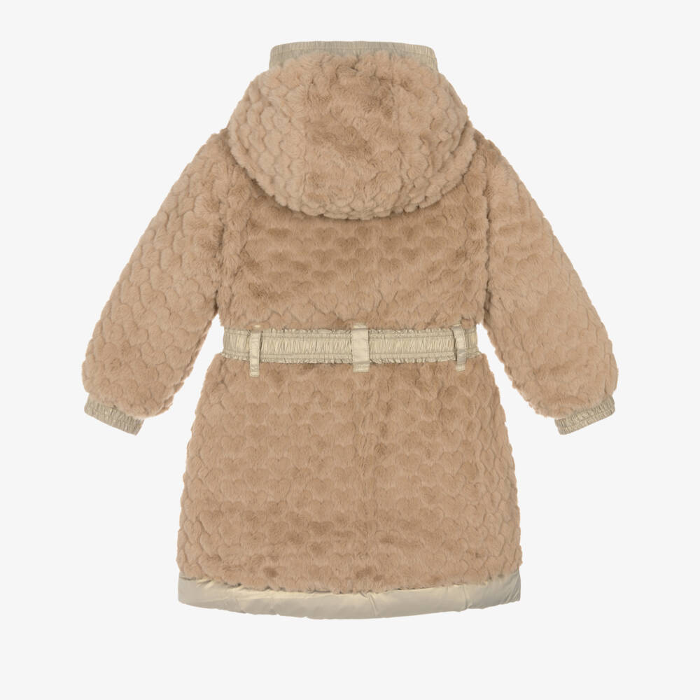 Le Chic-Girls Gold Dual-Style Coat | Childrensalon Outlet