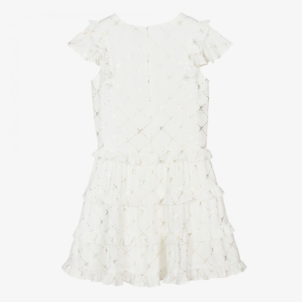 Le Chic-Кремовое платье из шифона для девочек | Childrensalon Outlet