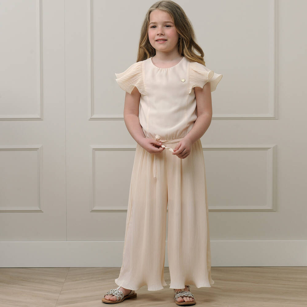 Le Chic-جمبسوت كريب لون عاجي للبنات | Childrensalon Outlet