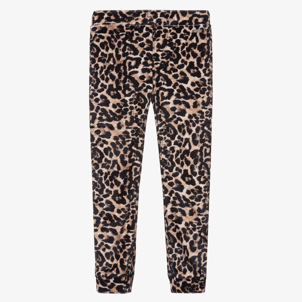 Le Chic - Girls Leopard Print Leggings | Childrensalon